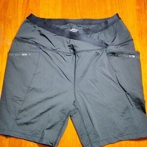 Nathan Women Running Shorts Black L G with Pockets‎ NS70140